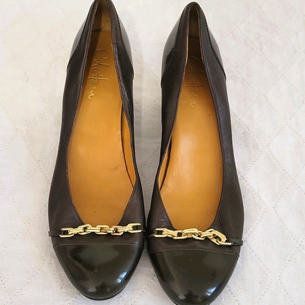 Cole Haan Nike Air Brown Slip on Shoe Size 9.5 - Picture 1 of 5